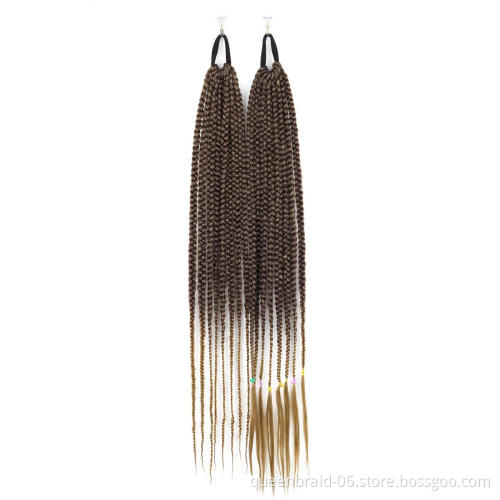 Ponytail Hair Extensions False Overhead Tail With Rubber Elastic Band Braiding Hairpiece Pigtail Synthetic